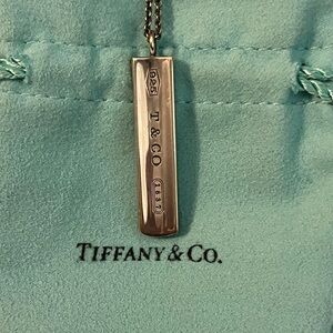 Tiffany & Co. Sterling Silver Bar Necklace
